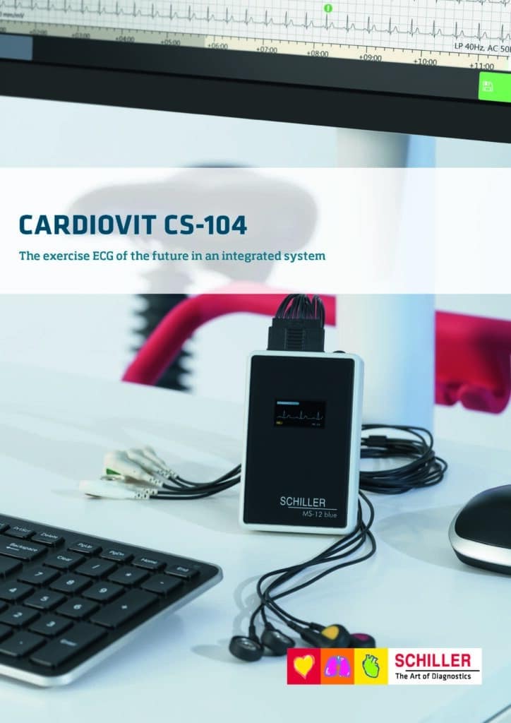 Brochure om EKG apparatet CARDIOVIT CS-104