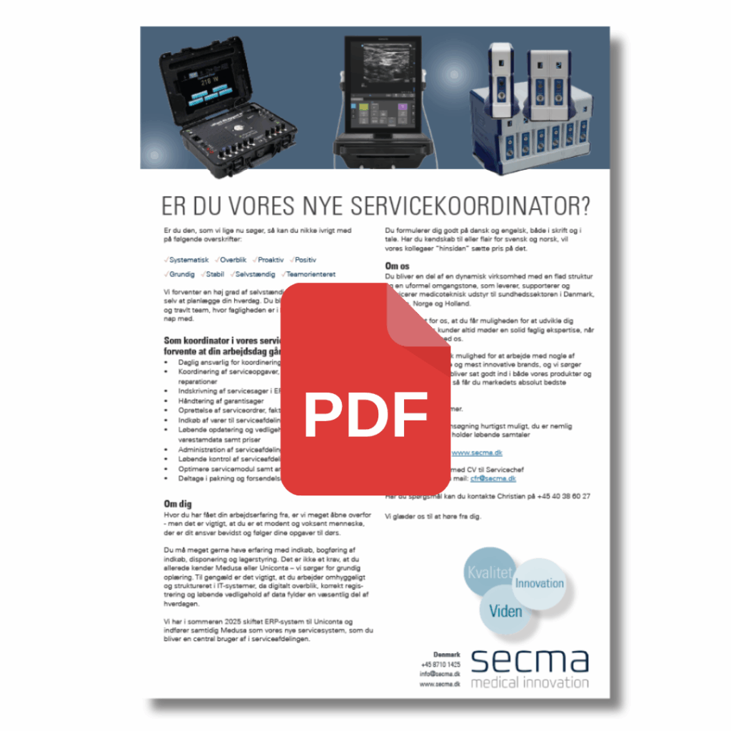 Få job hos Secma som Servicekoordinator