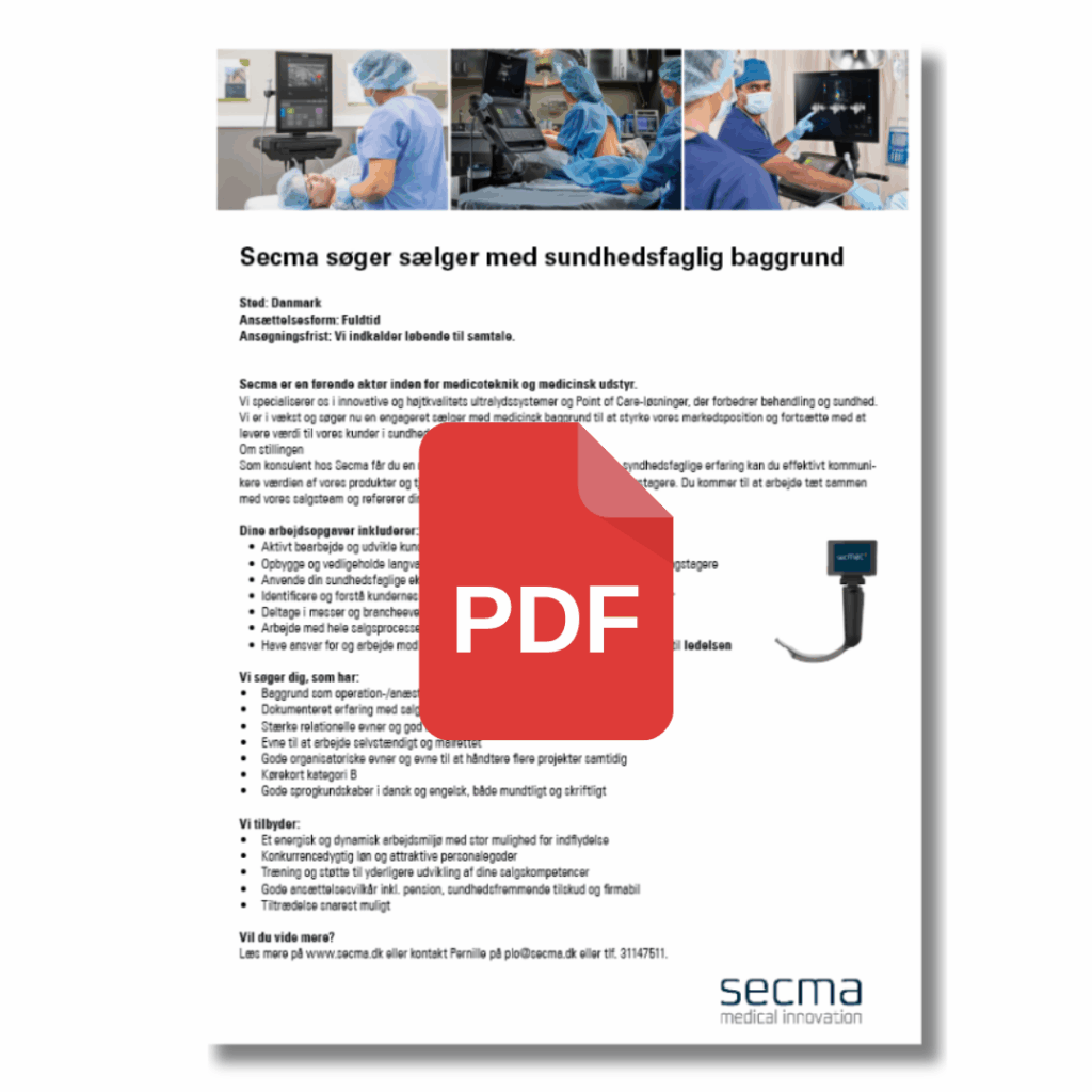 Secma søger en sælger